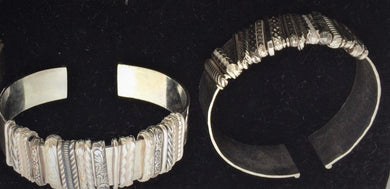 Cuff Bracelet with Spinning Bands